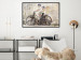 Wall Poster Carefree - retro black bicycle against a wall painted with children 130457 additionalThumb 9