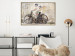 Wall Poster Carefree - retro black bicycle against a wall painted with children 130457 additionalThumb 8