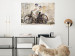 Wall Poster Carefree - retro black bicycle against a wall painted with children 130457 additionalThumb 6