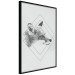 Wall Poster Sly Fox - portrait of an animal in sketch form on a solid background 130757 additionalThumb 11