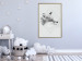 Wall Poster Sly Fox - portrait of an animal in sketch form on a solid background 130757 additionalThumb 5