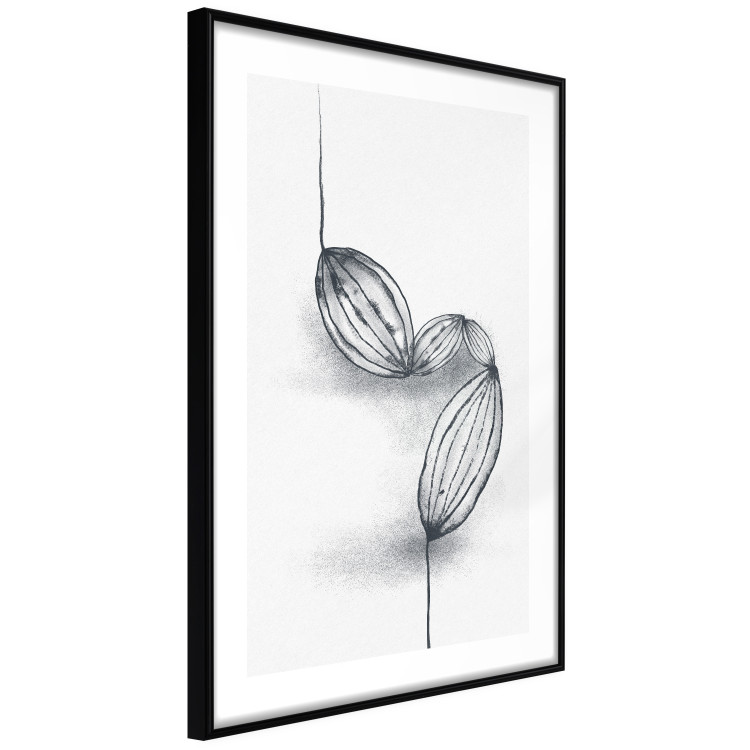 Wall Poster Cocoa Beans - line art of cocoa beans on a contrasting white background 131957 additionalImage 8