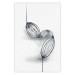 Wall Poster Cocoa Beans - line art of cocoa beans on a contrasting white background 131957