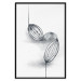 Wall Poster Cocoa Beans - line art of cocoa beans on a contrasting white background 131957 additionalThumb 14