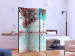 Room Divider Autumn Landscape (3-piece) - lake landscape with pink trees 132557 additionalThumb 2