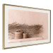 Poster Moroccan Composition - palm leaf and baskets covering the wall 134757 additionalThumb 3