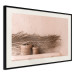 Poster Moroccan Composition - palm leaf and baskets covering the wall 134757 additionalThumb 2