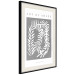 Poster Art of Shape - English texts and a white plant on a gray background 135657 additionalThumb 10