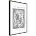 Poster Art of Shape - English texts and a white plant on a gray background 135657 additionalThumb 7