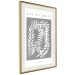 Poster Art of Shape - English texts and a white plant on a gray background 135657 additionalThumb 9