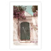 Poster Charming Alley - architecture of a wall with a green entrance in the sunlight 135757 additionalThumb 23