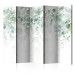 Room Separator Touch of Nature - First Variant II (5-piece) - Delicate leaves 136157