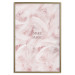 Poster Pink Feathers - fluffy pastel composition with English text 136457 additionalThumb 15