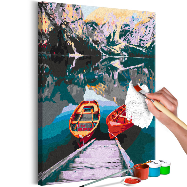 Paint by Number Kit Lake Braies 137457 additionalImage 5