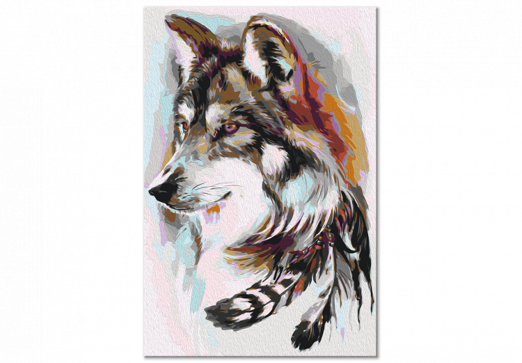 Paint by Number Kit Indigenous Wolf 138157 additionalImage 3