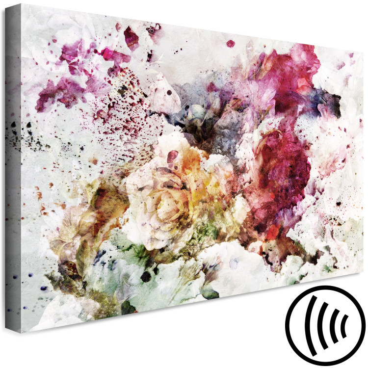 Canvas Colorful Nature Expression (1-piece) Wide - floral abstraction 142257 additionalImage 6