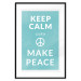 Poster Keep Calm Make Peace [Poster] 142457 additionalThumb 24