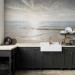 Wall Mural Sand and sun - landscape with calm sea and beach with footprints 144057 additionalThumb 6