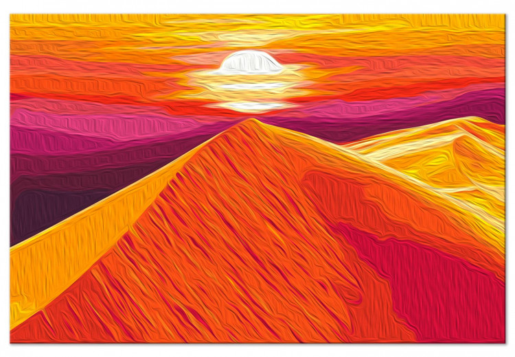 Paint by Number Kit Sahara - Sunset Over High Orange Sand Dunes 145157 additionalImage 4