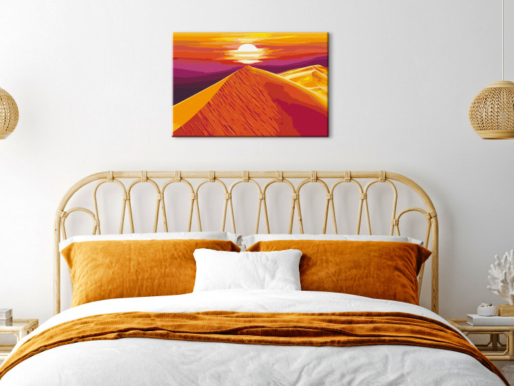 Paint by Number Kit Sahara - Sunset Over High Orange Sand Dunes 145157 additionalImage 2