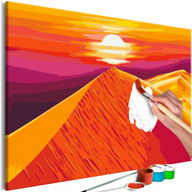 Paint by Number Kit Sahara - Sunset Over High Orange Sand Dunes 145157 additionalImage 6