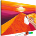 Paint by Number Kit Sahara - Sunset Over High Orange Sand Dunes 145157 additionalThumb 6