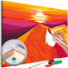 Paint by Number Kit Sahara - Sunset Over High Orange Sand Dunes 145157