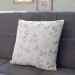Decorative Microfiber Pillow Subtle foliage - a minimalist floral pattern on white background cushions 146857 additionalThumb 3