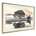 Poster Misty Landscape - Mountains and Trees Reflecting in the Lake’s Surface 147657 additionalThumb 9
