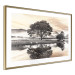 Poster Misty Landscape - Mountains and Trees Reflecting in the Lake’s Surface 147657 additionalThumb 5