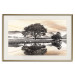 Poster Misty Landscape - Mountains and Trees Reflecting in the Lake’s Surface 147657 additionalThumb 27