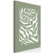 Canvas Art Print Botanical Pattern - Plant on a Sage Base Inspired by Matisse 150057 additionalThumb 2