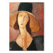 Reproduction Painting Portrait of Jeanne Hebuterne in a Large Hat 150457