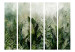 Room Divider Screen In the Morning Dew - A Landscape of Leaves on a Green Background II [Room Dividers] 150957 additionalThumb 3