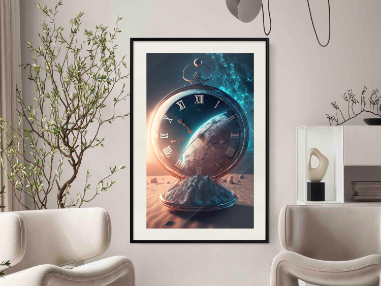 Poster Planetary Clock - Abstraction With a Time and Space Motif 151157 additionalImage 24