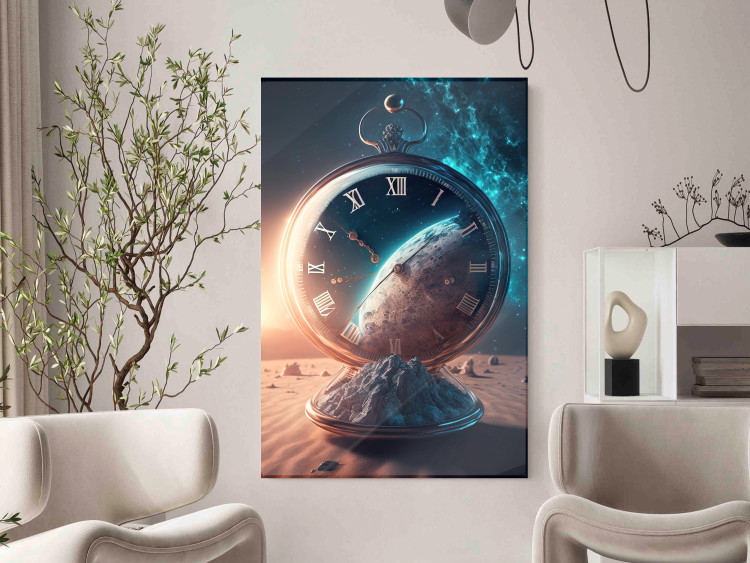 Poster Planetary Clock - Abstraction With a Time and Space Motif 151157 additionalImage 18