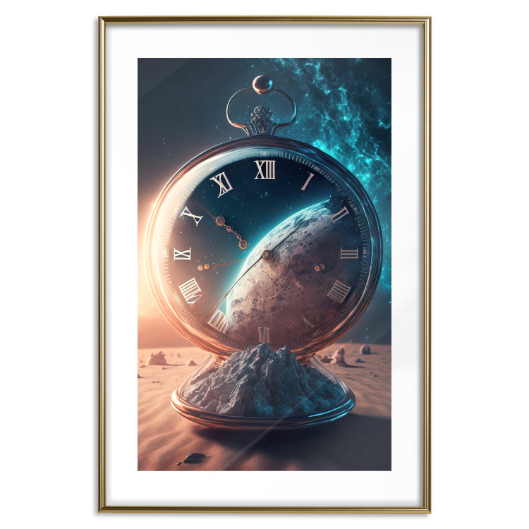 Poster Planetary Clock - Abstraction With a Time and Space Motif 151157 additionalImage 13