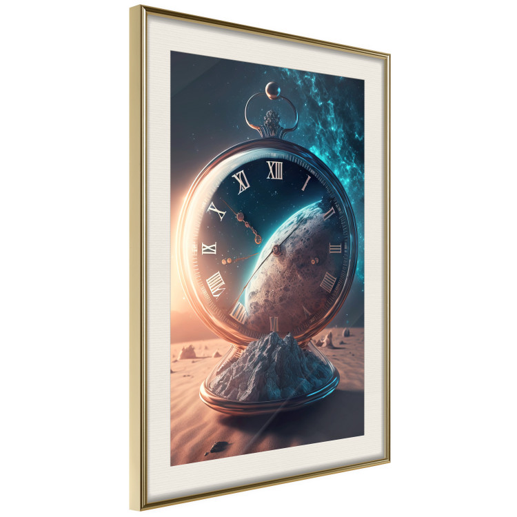 Poster Planetary Clock - Abstraction With a Time and Space Motif 151157 additionalImage 12