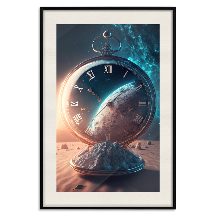 Poster Planetary Clock - Abstraction With a Time and Space Motif 151157 additionalImage 26