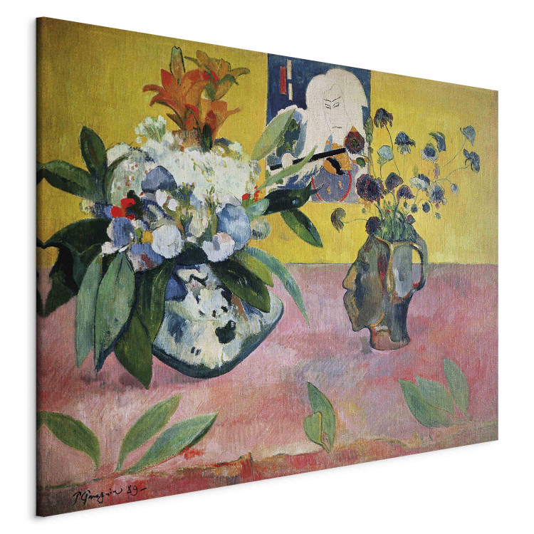 Art Reproduction Flowers and a Japanese Print 153557 additionalImage 2