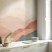 Wall Mural Mountainous Landscape - Simple Composition in Terracotta Style 159457 additionalThumb 7