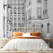 Wall Mural A walk among Townhouses - Black and White Architecture of Paris in France 59857 additionalThumb 2