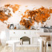 Wall Mural World in brown shades 60057 additionalThumb 6