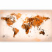 Wall Mural World in brown shades 60057 additionalThumb 1