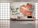 Photo Wallpaper Love is all you need - Artistic Mural with Text and Love Motif 60757