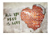 Photo Wallpaper Love is all you need - Artistic Mural with Text and Love Motif 60757 additionalThumb 1