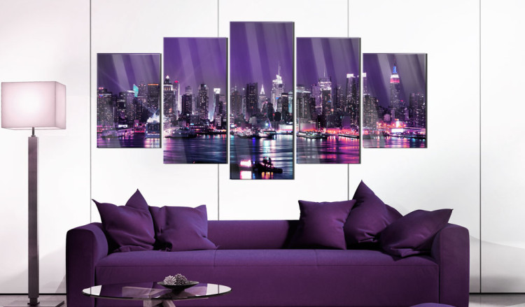 Print On Glass Purple Sky [Glass] 92557 additionalImage 3