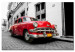 Canvas Print Cuban Classic Car (Red) 93957