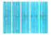 Room Divider Screen Blue Planks II - texture with light blue wooden planks 95257 additionalThumb 3
