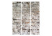 Folding Screen Old Walls - brick texture wall with a touch of urban architecture 95457 additionalThumb 3